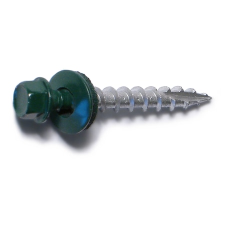 Buildright Self-Drilling Screw, #10 x 1-1/2 in, Painted Steel Hex Head Hex Drive, 430 PK 51654